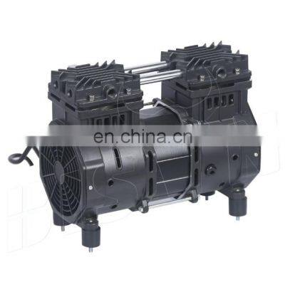 Bison China 1Hp Piston Oil-free Silent Air 750 Watt Oil Free Compressor Head With Cylinder