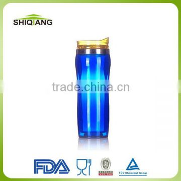 promotional travel plastic mugs with paint coating BL-5020B