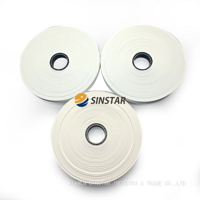 nice price customizable size hot melt adhesive tape rigid box corner tape PET corner tape for rigid box