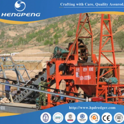 High Performance China Chain Bucket Gold Mining Dredger for Optimal Sand Recovery photo-3