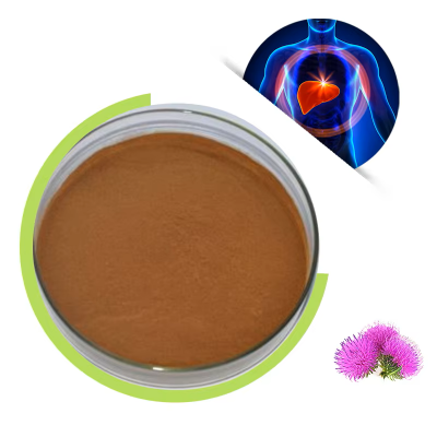 Supply Pure 80%  Milk Thistle Extract Health Product Raw Material Food Grade For Health Supplement