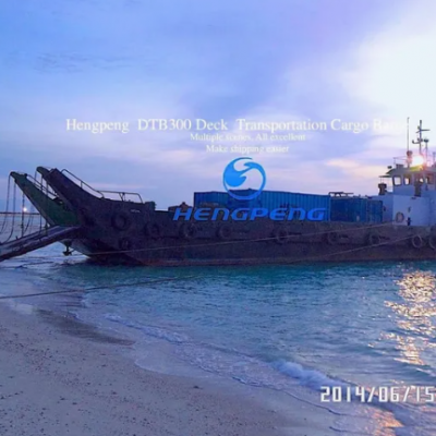 Transportation Cargo Deck Barge for Logistics Transportation Modular Pontoon Design