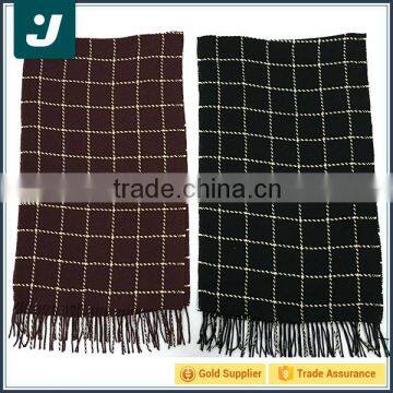 New arrival trendy style grid scarf for couples wholesale