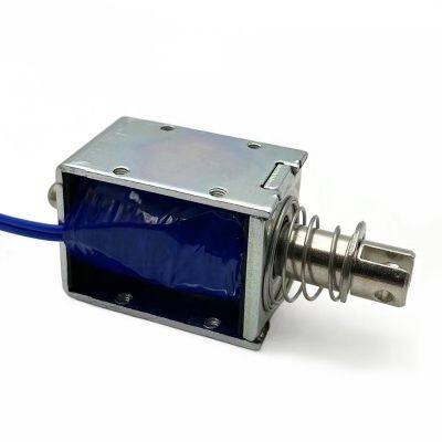 Factory Supply DC 24V DS-1040 Push Pull Linear Open Frame Solenoid With 10mm Stroke for Automation Equipment photo-5
