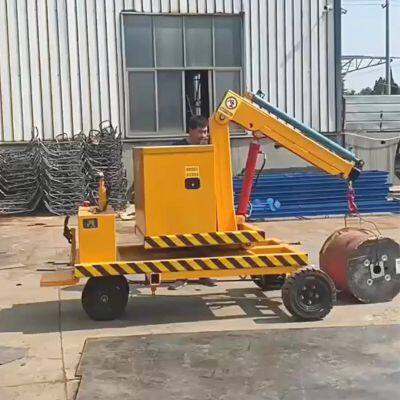 Small Manual Electric Hydraulic Small Lifting Crane photo-3