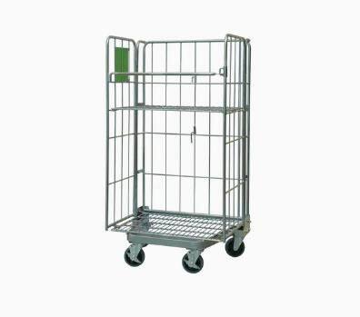 Metal Powder Coating Roll Cage Cart Cargo Trolley Roll Container