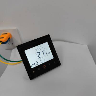 Moderner Design, intelligentes Touchscreen, einstellbare Temperaturregelung, intelligentes Thermostat für Fußbodenheizung photo-6