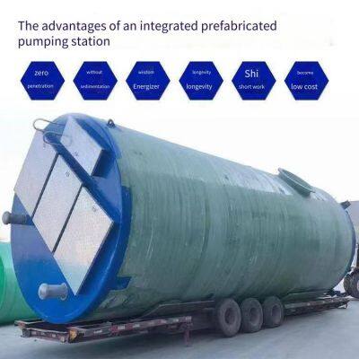 Yunfu Integrated Prefabricated Pump Stations / Dimensions and Specifications of Municipal Rainwater Drainage Pump Stations photo-4