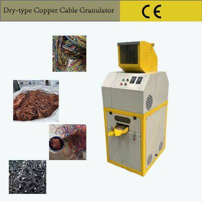 Dry-type Copper Cable Granulator, Double Rollre Copper Cable Crusher for  Wires