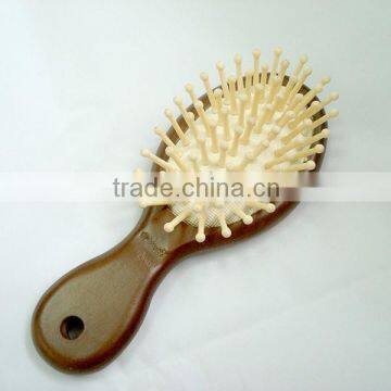 Children Mini Baby Hair Brush Wood , Massage Hair brush kids