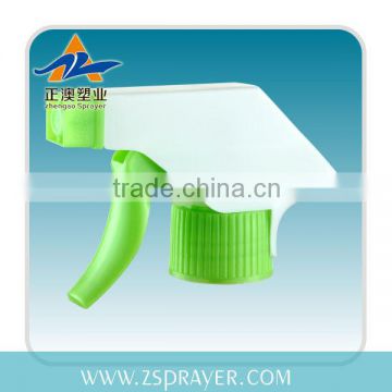 Hot sale 28/400 transparent white portable plastic trigger sprayer