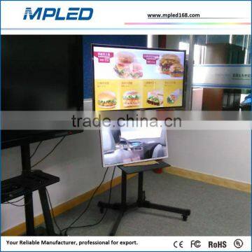 Wifi control/3G control/4G control advertising lcd tv on the floor support forQC inspection in factory