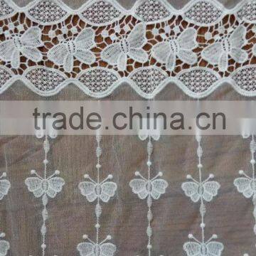 Lace Fabric Hot Organdy Embroidery Lace Milk Silk Full Lace for Accessory photo-2