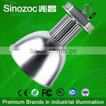 Sinozoc Hight brightness led high bay light with CE RoHS FCC EMC IP65 AC85-265V 3 years warranty high bay led lighting