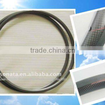 22mm carbon clincher ruedas, with 3k UD finish 700c Spain style