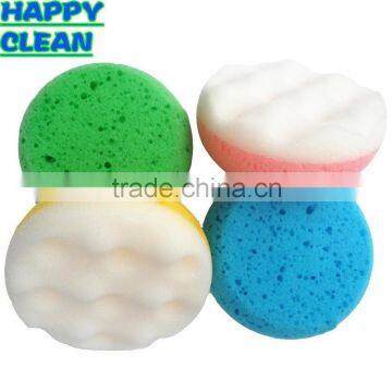 Colorful Round Special Arc Shaped Bath Sponge / Arc Shower Sponge