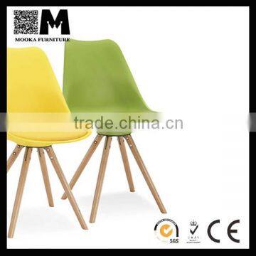 colorful collection high back furniture replica plastic chair popular chair