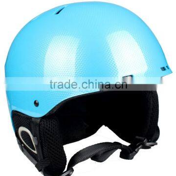 discount winter outdoor protective blue ski helmet unisex CE