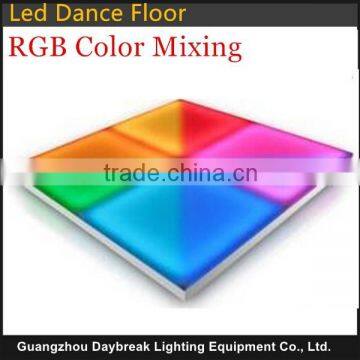 Stage led dance floor RGB color mixing dmx512/auto/sound Wedding dance floor decoration led for Disco Party Club Bar