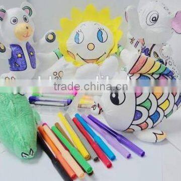 Washable Painting Plush Toy/ Diy Painting Plush Toy/ Painting Plush Toy photo-4