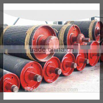 direct supply rubber lagged heavy duty belt conveyor drum pulley