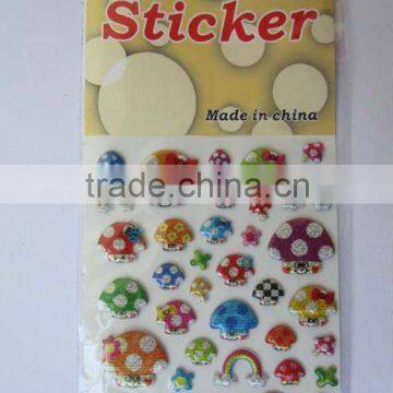 fashional puffy sticker