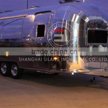 SLUNG Catering Trailer Stainless Steel Food Truck Mechanical Brake Configuration photo-2