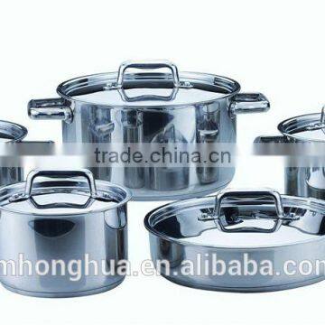 10 PCS stainless steel nonstick cookware set