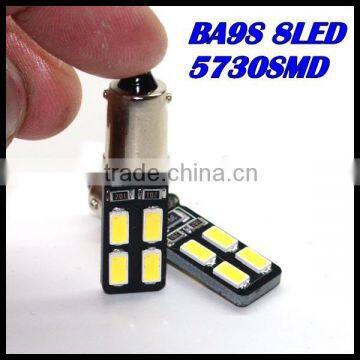 BA9S CANBUS 8SMD 5630 5730 LED car Interior Bulbs Wedge Lamp Car Indicators Light