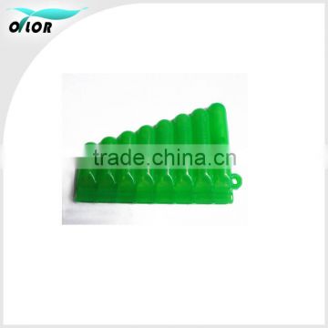 Cheap promotional custom plastic flat whistle toy