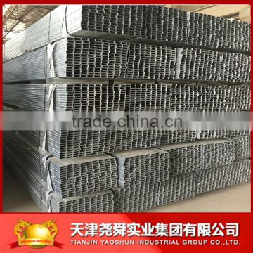 Tianjin manufacturer pregalvanized square rectangle steel pipe tube hollow section