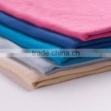 2016 Special Supply 100% Cotton Slub Knitted Hosiery Fabric 2*2 rib