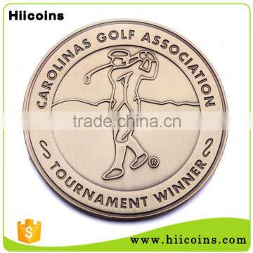 High Quality Custom Made Antique Silver Gold Coin