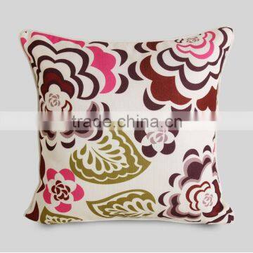 Doll house decoration printed flower rustic pillow case handmade