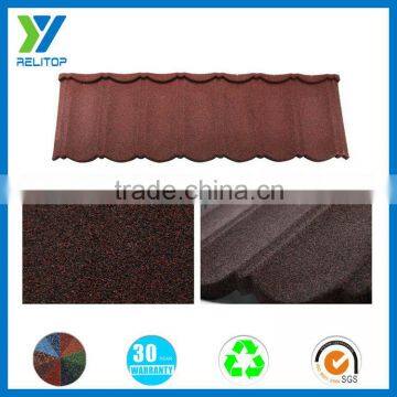 Stone coated custom excellent quality house roofing materials