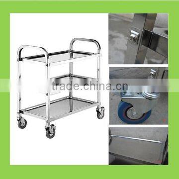 BN-T23 3-tier Stainless Steel catering trolley,hotel service trolley