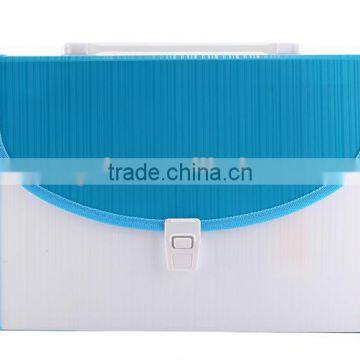 Stationery Office Use A4/FC Colorful Transparent Plastic Wallet PP Folding Plastic Wallet photo-4