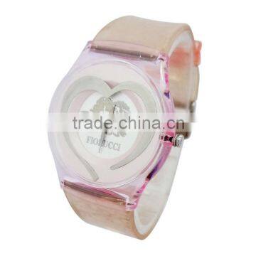 Plastic case with pvc band s- watch