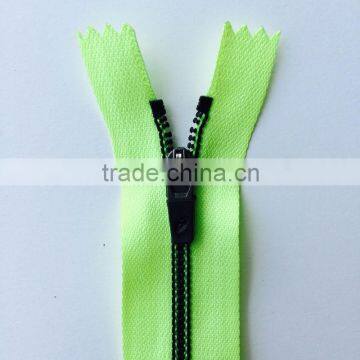 Neon Yellow Safety Wear Highlighting Fluorescent Zipper photo-5