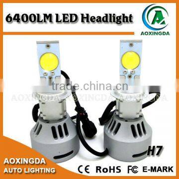 H7 cree led headlight 6400lm