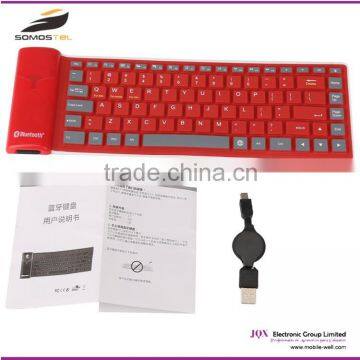 [somostel] New silicone cover Mini Bluetooth Laptop gaming keyboard Desktop for apple/iPad