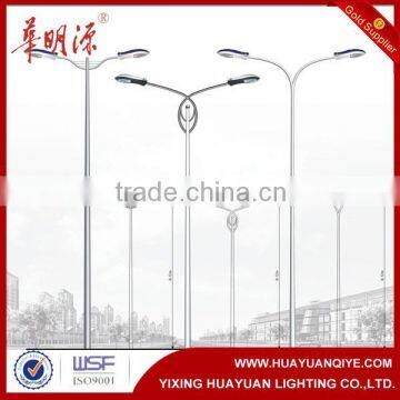 dual arm high street lighting pole outdoor 12m