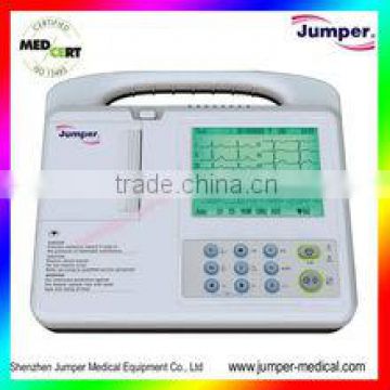 12 Leads six channels ECG machine portable