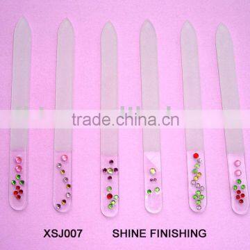 Crystals Decorative Glass Nail File