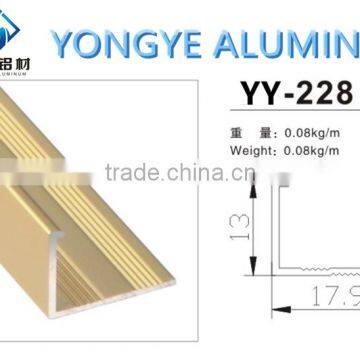 aluminium tile trim/ ceramic tile stair nosing