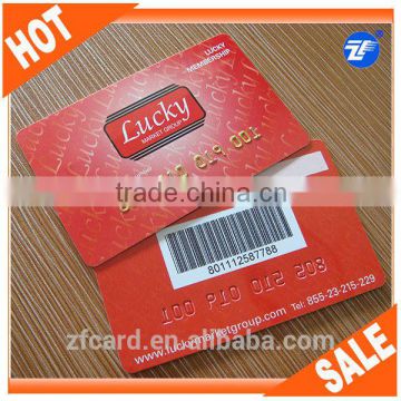 Thermal printing pvc barcode cards