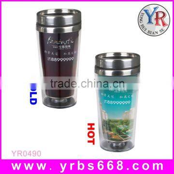 New Design Color Changing Stainless Steel Thermo Mug