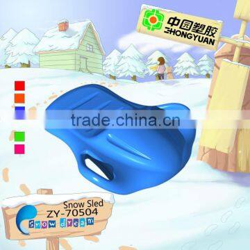 2012 new type kids outdoor snow toboggan