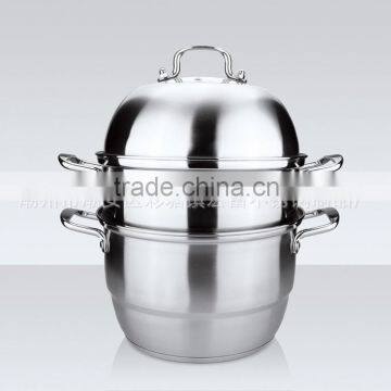 stainless steel kitchenware and cookware food display steamer utensil set