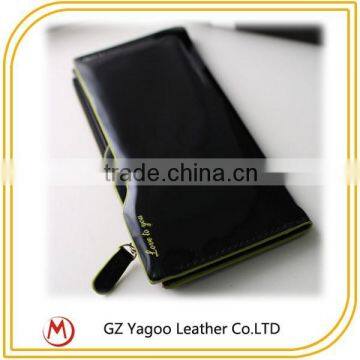wholesale woman handmade leather wallets / pu leather wallet
